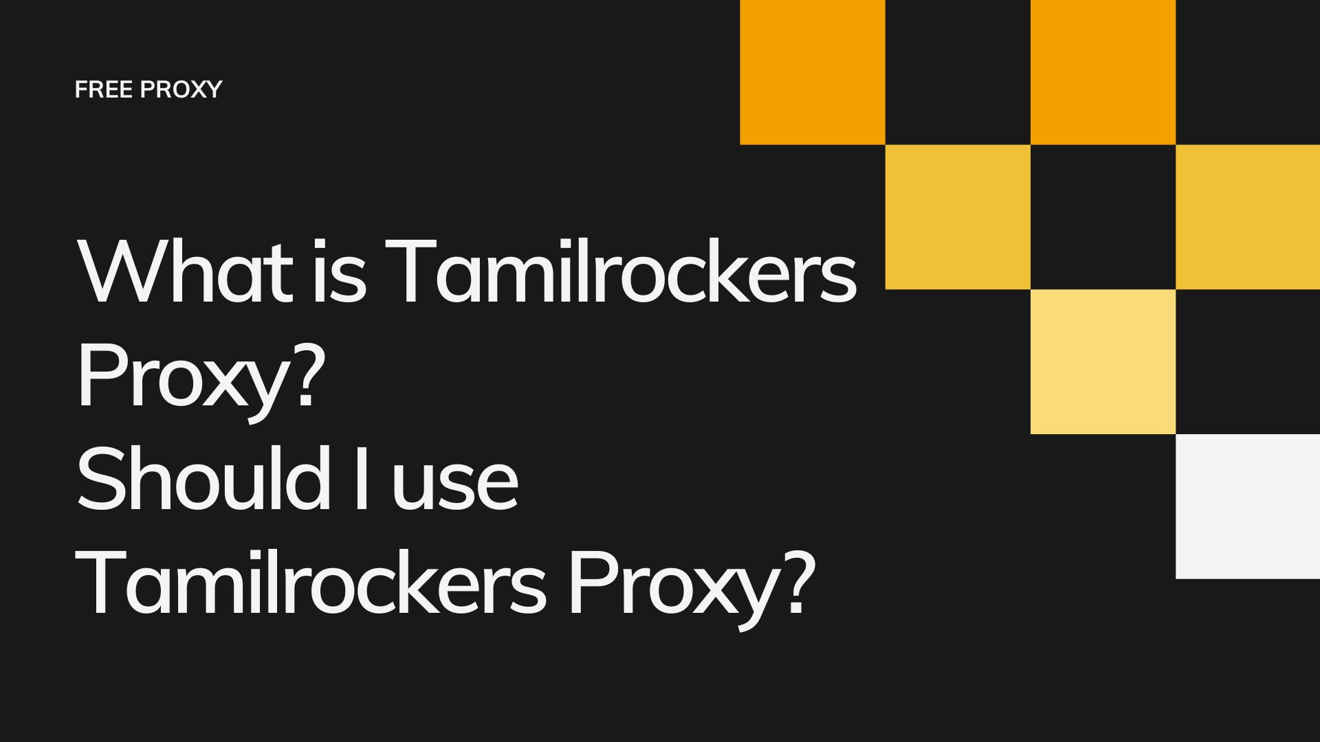 Tamilrockes proxy