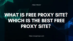 What is Free Proxy Site?